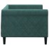 Sofá cama sin colchón terciopelo verde oscuro 80x200