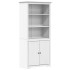 Librería BODO madera maciza de pino blanco 82x40x173