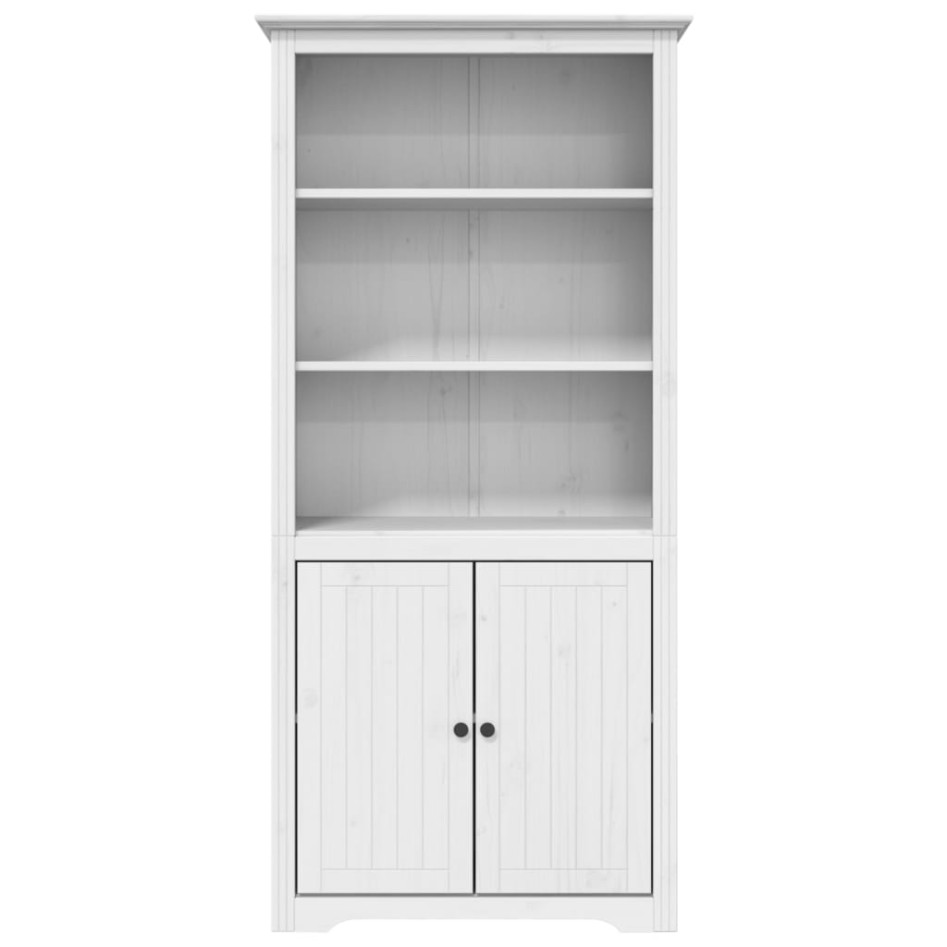 Librería BODO madera maciza de pino blanco 82x40x173