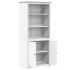 Librería BODO madera maciza de pino blanco 82x40x173