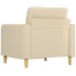 Sillón de tela color crema 60