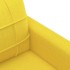 Sillón de tela amarillo claro 60