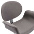 Silla de comedor giratoria de tela