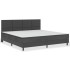 Cabecero de tela gris oscuro 200x200