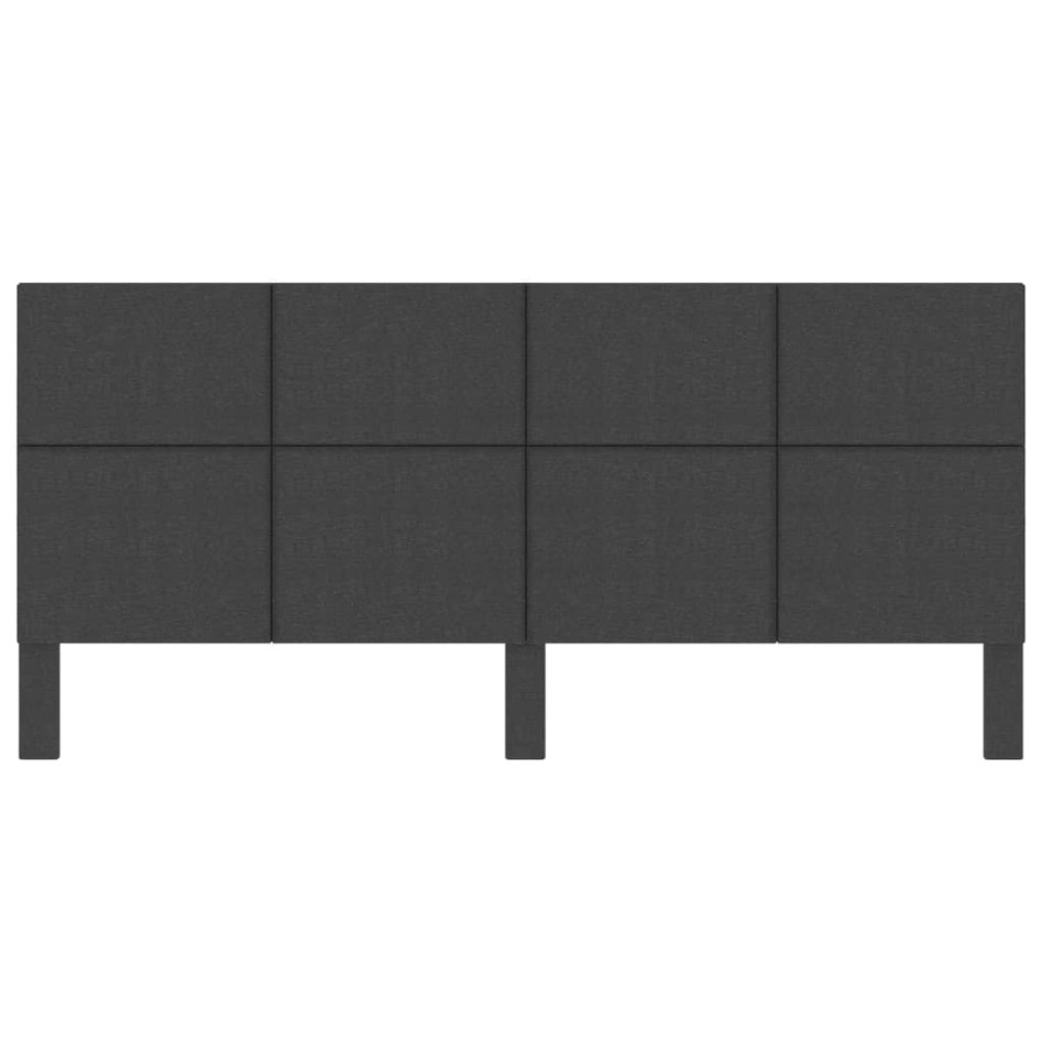 Cabecero de tela gris oscuro 200x200