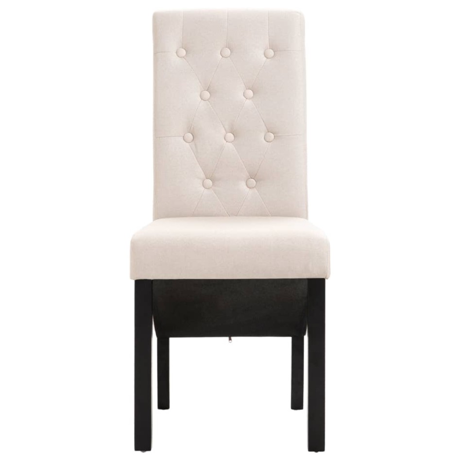 Sillas de comedor 2 unidades tela color