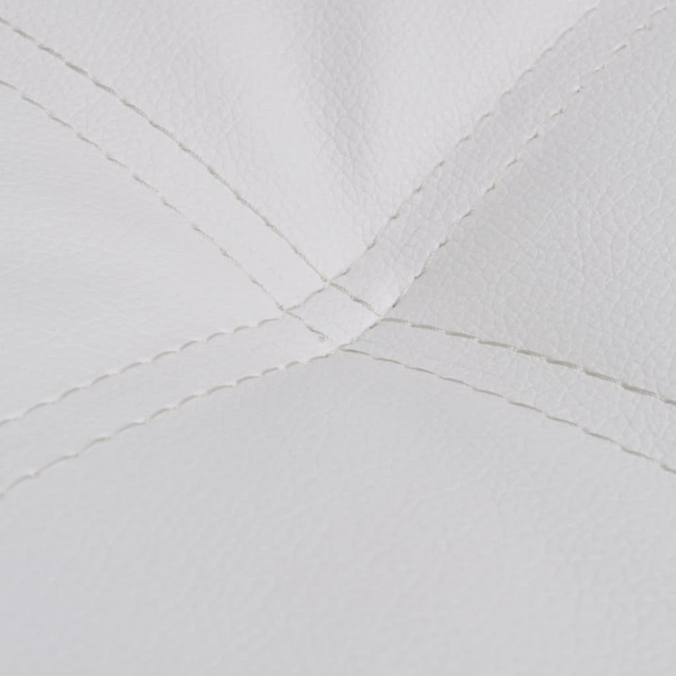 Diván con almohada de cuero sintético