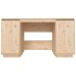 Escritorio de madera maciza de pino 140x50x75
