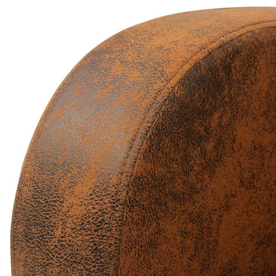 Sillón de piel de ante artificial