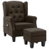 Sillón de masaje con reposapiés tela