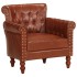 Sillón de cuero auténtico de cabra