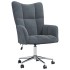 Sillón de relax de terciopelo gris