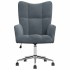 Sillón de relax de terciopelo gris