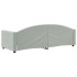 Sofá cama sin colchón terciopelo gris claro 80x200