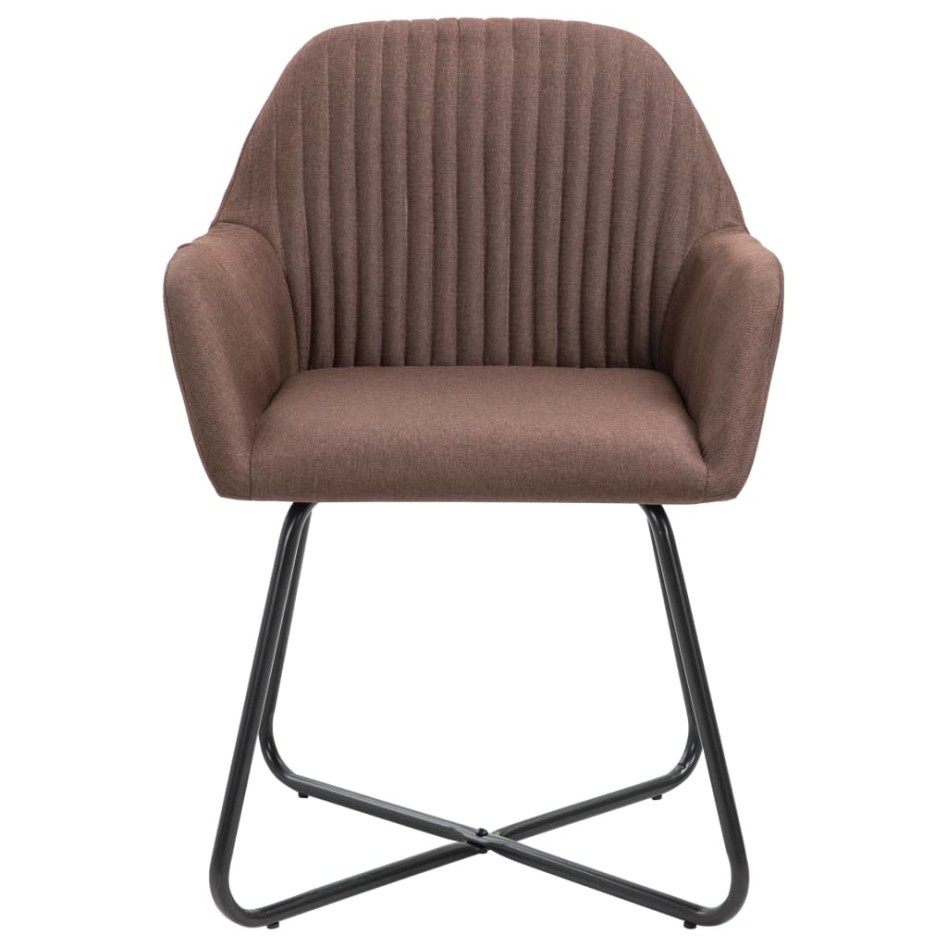 Sillas de comedor giratorias 2 unidades tela