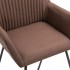 Sillas de comedor giratorias 2 unidades tela