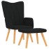 Sillón de relax con reposapiés tela