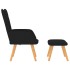 Sillón de relax con reposapiés tela