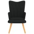 Sillón de relax con reposapiés tela