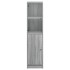 Aparador con puerta de vidrio gris Sonoma 35x37x142