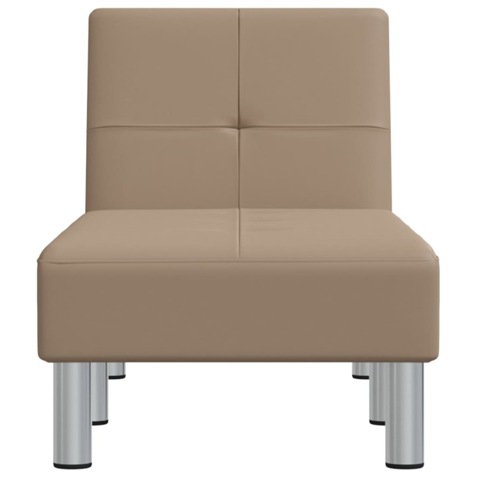 Diván de cuero sintético color