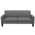 Sofá de 3 plazas 180x65x76 cm gris