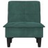Sofá diván de terciopelo verde