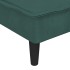 Sofá diván de terciopelo verde