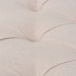 Banco de madera maciza y lino blanco crema 150x40x48