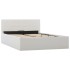 Cama canapé hidráulica sin colchón blanco 120x200