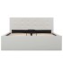 Cama canapé hidráulica sin colchón blanco 120x200