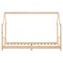 Estructura de cama para niños madera maciza de pino 80x200