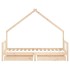 Estructura de cama infantil con cajones madera pino 90x190