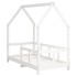 Estructura de cama para niños madera de pino blanco 70x140