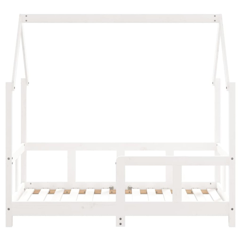 Estructura de cama para niños madera de pino blanco 70x140