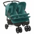 Carrito para gemelos de acero