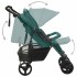 Carrito para gemelos de acero