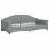 Sofá cama sin colchón tela gris claro 90x200