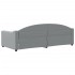 Sofá cama sin colchón tela gris claro 90x200