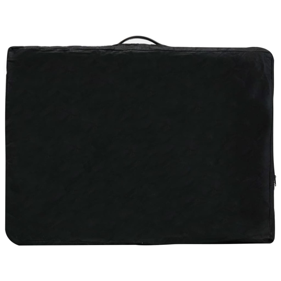 Camilla masaje 4 zonas estructura aluminio antracita 186x68