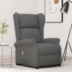 Sillón elevable tela gris oscuro