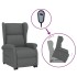 Sillón elevable tela gris