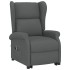 Sillón elevable tela gris