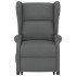Sillón elevable tela gris