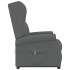 Sillón elevable tela gris