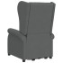 Sillón elevable tela gris