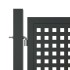 Puerta de jardín acero gris antracita 300x125