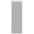 Jaula de pájaros acero galvanizado gris 215x78x200