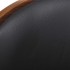 Taburetes de cocina 2 unidades madera curvada cuero