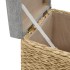 Conjunto de otomanas 2 piezas hierba marina